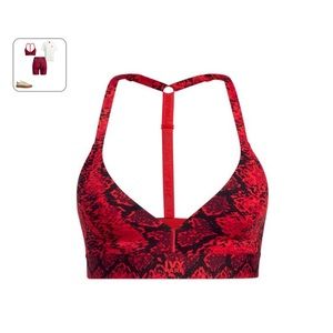 IVY PARK x ADIDAS IVY HEART - Snakeskin Triangle  BRA TOP  XL